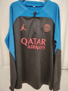 Paris Saint Germain Football Top Size S Air Jordan - Picture 1 of 3