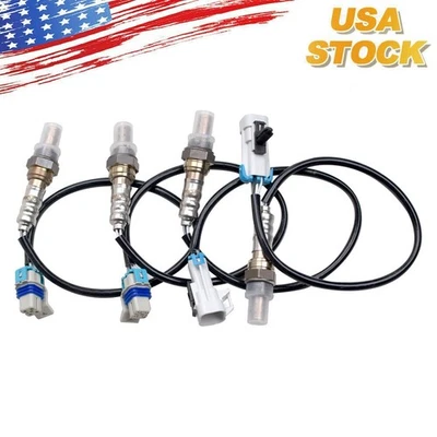 4 датчика кислорода вверх + вниз по течению для 2008-2013 Chevrolet Silverado GMC Sierra 1500 - Изображение 1 из 4
