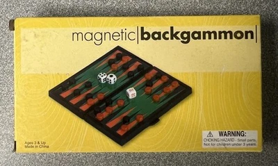 Juego de Backgammon Tablero Magnético 5”x5” Tamaño de Viaje Juego de Mesa Diseño Compacto Nuevo en Caja Foto 1 de 4