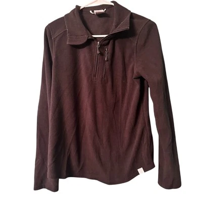 Top polar Avalanche negro 1/4 cremallera para mujer talla mediana Foto 1 de 4