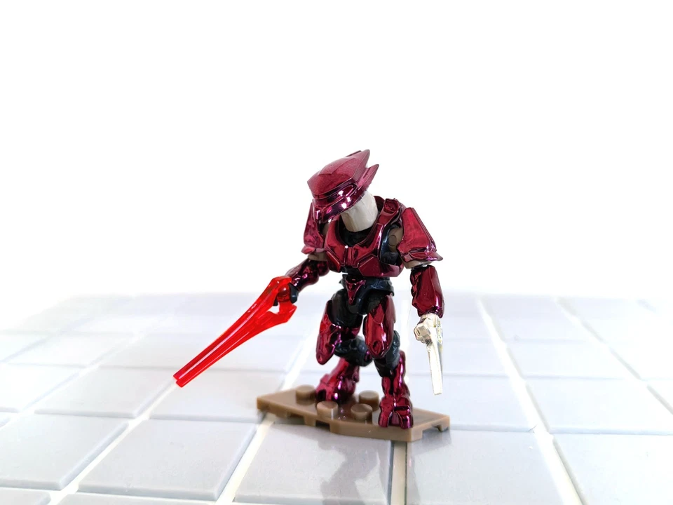 Mega Bloks Halo Covenant Elite Silent Shadow (Personalizado galvanizado rojo oscuro) Foto 1 de 1