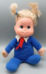 Vintage Rare 1974 Mattel Canned Beans Sailor Doll Blue Outfit Red Tie - Picture 1 of 11