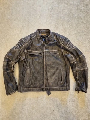 Motorrad Lederjacke Modeka Vincent Aged Farbe: Braun Gr: 6XL, Größe wie XXL - Bild 1 von 4