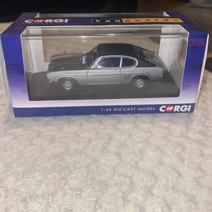 Corgi VA13313 Ford Capri Mk1 3000E Silver Fox Edición Limitada de 1000 NUEVO - Imagen 1 de 3