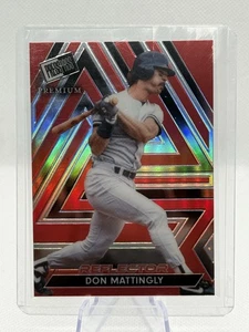 2024 Press Pass Premium Don Mattingly Red Refractor /15 New York Yankees #17 - Picture 1 of 2
