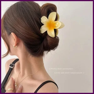 2025 Bohemian Beach Vacation Lily Flower Haarkralle süße Haarspange für Frauen - Bild 1 von 25