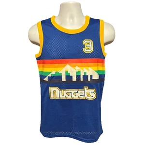 Allen Iverson #3 Denver Nuggets Trikot Herren Medium Retro NBA Ziege Regenbogen Design - Bild 1 von 19