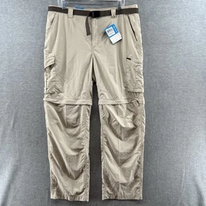 Columbia neu mit Etikett Herren Größe 38 beige wandelbare Cargotaschenhose mit Reißverschluss - Bild 1 von 10