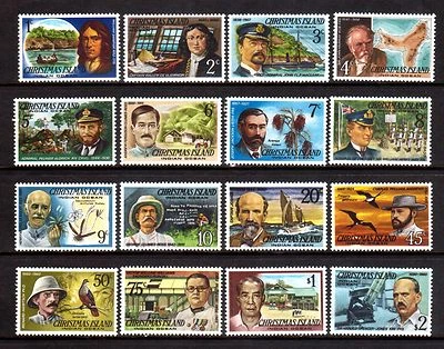 CHRISTMAS ISLAND 1977 Famous Visitors set MUH - Image 1 of 2