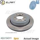 2X Brake Disc For Land Rover Discovery Iii La 276Dt 406Pn Blue Print Sdb000634