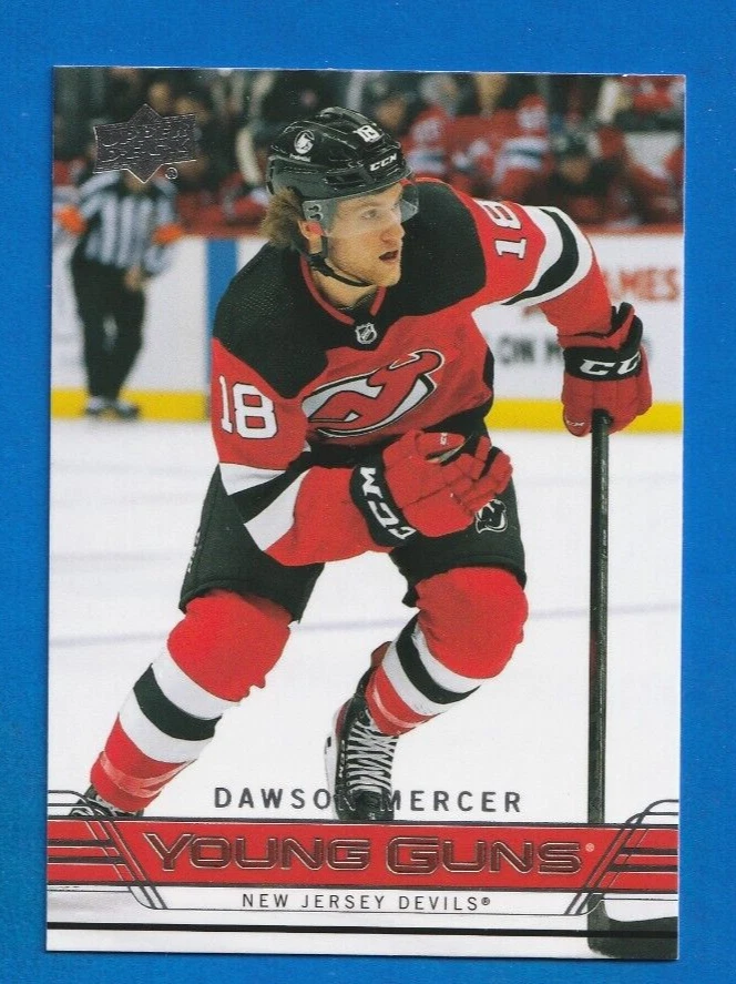 2021 -22 Upper Deck Extended Series DAWSON MERCER YOUNG GUNS RETRO ROOKIE #T-80 - Image 1 of 1