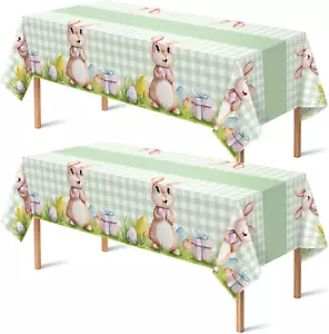 2 Pack Easter Decorations - Easter Decorations Indoor Outdoor - Disposable Plast - Picture 1 of 8