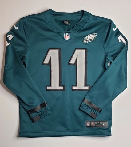 Philadelphia Eagles Mens Nike Football Jersey Long Sleeve Sz Medium #11 Wentz Cover