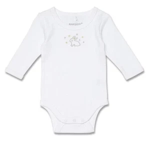Marquise 100% Cotton Bunny Baby Bodysuit (Size 00 - New) - Picture 1 of 2