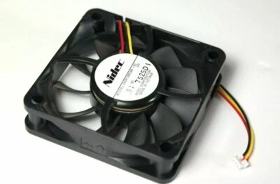 OEM Nidec U60R12MGAB-53 J33 12V DC 17A 3-Pin Fan Epson EMP-83 EMP-83H EMP-X5 - Image 1 of 2