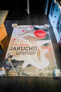 Exposición ITO JAKUCHU 2018 French Bus Shelter Arte Vintage Póster Original - Imagen 1 de 7