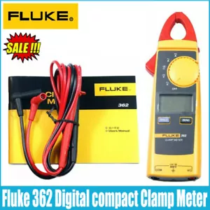 Fluke 362 Handheld Digital Clamp Meter AC/DC Current Voltage 200A 600V 18mm Jaw - Picture 1 of 6