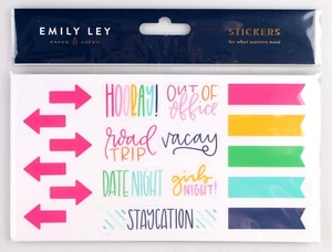 Emily Ley Paper Gifts Fun Planner Stickers 6 sheets 31087 - Picture 1 of 2