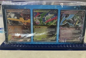 Pokemon Temporal Forces Holo Iron Crown ex Boulder ex Leaves ex Promo w/ Stand - Picture 1 of 2