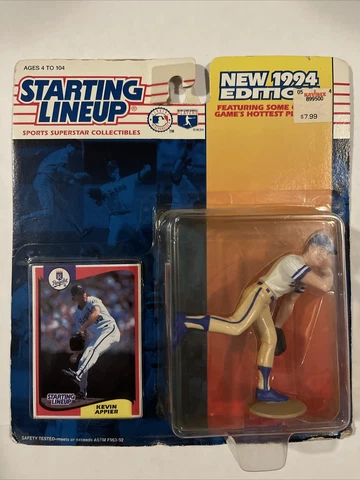 1994 MLB Starting Lineup Kevin Appier Kansas City Royals SLU Figure & Card Cover
