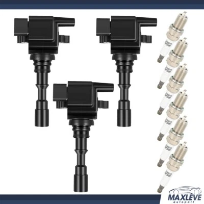 For Kia Sorento 3.5L 2003 2004 2005 2006 Ignition Coils & Spark Plugs - Image 1 of 4