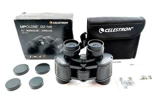 New CELESTRON UPCLOSE G2 7x35 Binoculars Model 71250 with Case & Caps - Picture 1 of 19