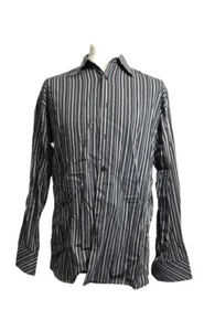 Alfani Herren Hemd mit Knopfleiste Farbe Schwarz Größe L - Bild 1 von 4