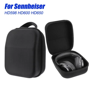 Headphones Headset Hard Carrying Case Travel for Sennheiser HD598 HD600 HD650 - Picture 1 of 18