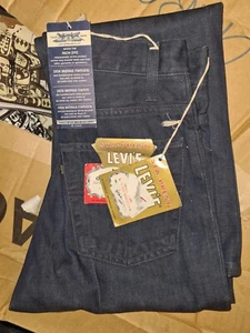 Orig Levis STA-PREST Jeans Neu Gr27 Indigo, Ca 40Jahre altSoul Ska, Rene - Picture 1 of 2
