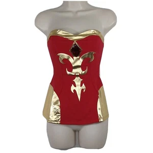WeLoveFine Dota 2 Lina Steam Valve Corset Top Size M Red Costume Halloween - Picture 1 of 8