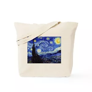CafePress Starry Night By Vincent Van Gogh Tote Bag (446065419) - Picture 1 of 19