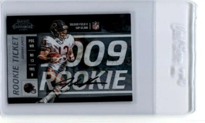 JOHNNY KNOX 2009 PLAYOFF CONTENDERS ROOKIE TICKET AUTO - CHICAGO BEARS *12693 - Image 1 of 2