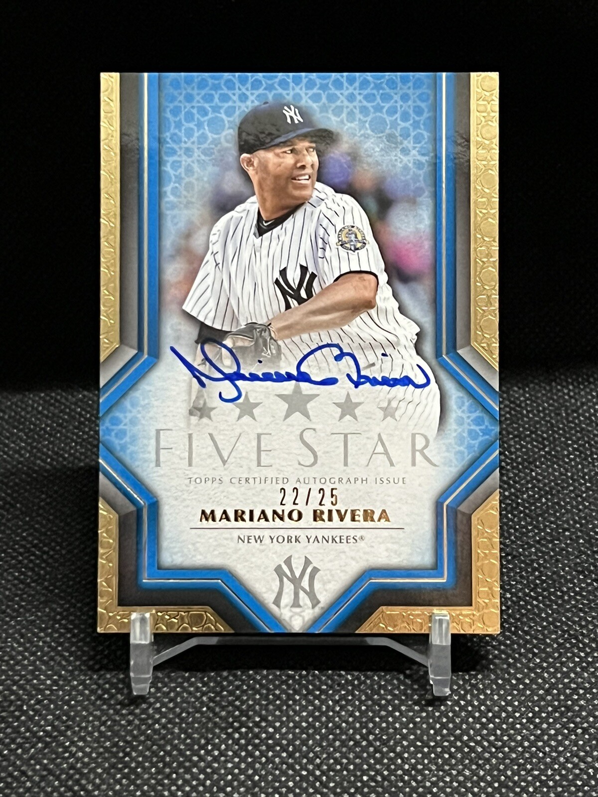 Mariano Rivera 2023 Topps Five Star #FSA-MRI Blue /25 Price Guide 