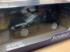 SOLIDO 4313603 - Volkswagen VW Golf IV R32 - black 1/43 - Foto 1 di 2