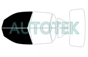 PreCut Film Front Two Door Windows Any Tint Shade % VLT For BMW X1 2010-2015 - Foto 1 di 7
