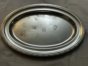 Iraq/Iraqi/Irak For SADDAM Hussain Silver Plated Oval Dish Chrestofle France - Picture 1 of 7