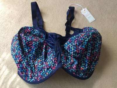 Elomi 38M Energise  Geo High Impact Underwire Full Cup Sports Bra  #8042 NWT - Image 1 of 4