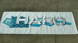 HUGE Haro BMX Banner 1983-1986 Master Sport Original Not Reproduction 105" x 34"