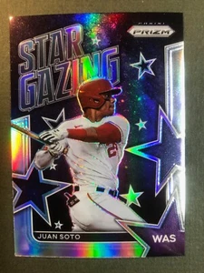 2022 Panini Prizm Star Gazing Juan Soto #SG-10 Washington Nationals NM - Picture 1 of 4