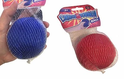 Play Visions Crunch A Scrunch Ball Auditory Sensory Toy Sound Hearing Loss ASD - Image 1 of 4