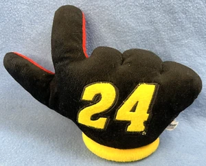 2009 Jeff Gordon Hendrick Motorsports 24 Overstuffed Plush Fan Hand Souvenir GUC - Picture 1 of 7