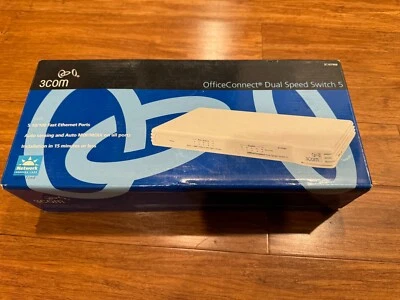3Com OfficeConnect 5 port Dual Speed Ethernet Switch 10/100 - 3C16790B - Image 1 of 4