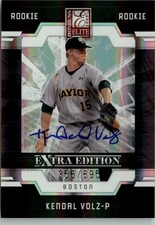 2009 Donruss Elite Extra Edition #116 Kendal Volz Auto /695