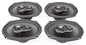 (2) NEW SKAR AUDIO RPX69 SPORT 6-INCH X 9-INCH 3-WAY COAXIAL SPEAKERS 2 PAIRS - Picture 1 of 5
