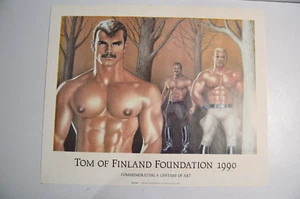 Rare Tom of Finland Foundation Exhibition 1990 Leather Gay Interest "Northmen" - Picture 1 of 22