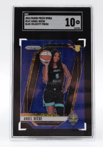 2024 Panini Prizm WNBA Angel Reese Blue Velocity SP RC VARIATION SGC 10 GEM MINT - Picture 1 of 2