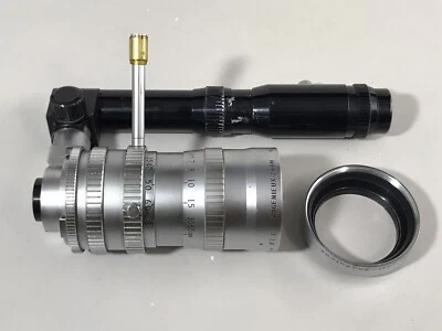 Angenieux  17-68mm F/2.2 Zoom Cine Lens w/ Hood & Finder for 16mm Movie Camera - Image 1 of 4