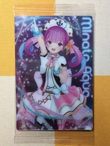 Minato Aqua IDOL OUTFIT 2023 Hololive Waifers Profile Card Japanese SEALED - Picture 1 of 6