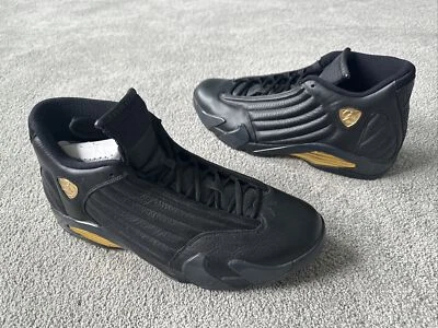 Nike Air Jordan Retro 14 XIV Defining Moments DMP Negro Dorado Talla 15 Nuevo DS 2017 Foto 1 de 4