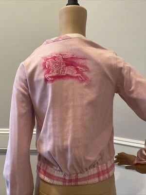 Abrigo Burberry rosa para niñas pequeñas talla 12 años Foto 1 de 4